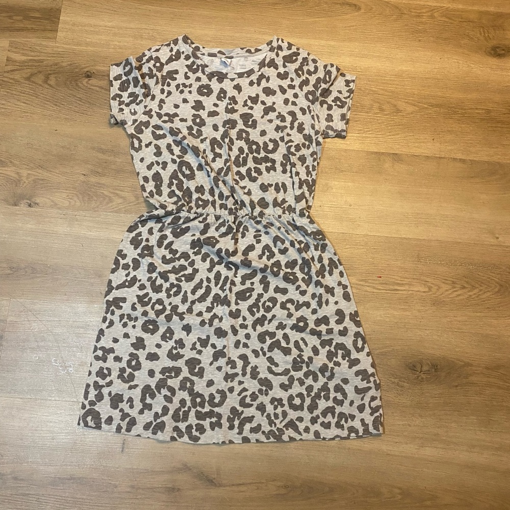 Womens animal print dress